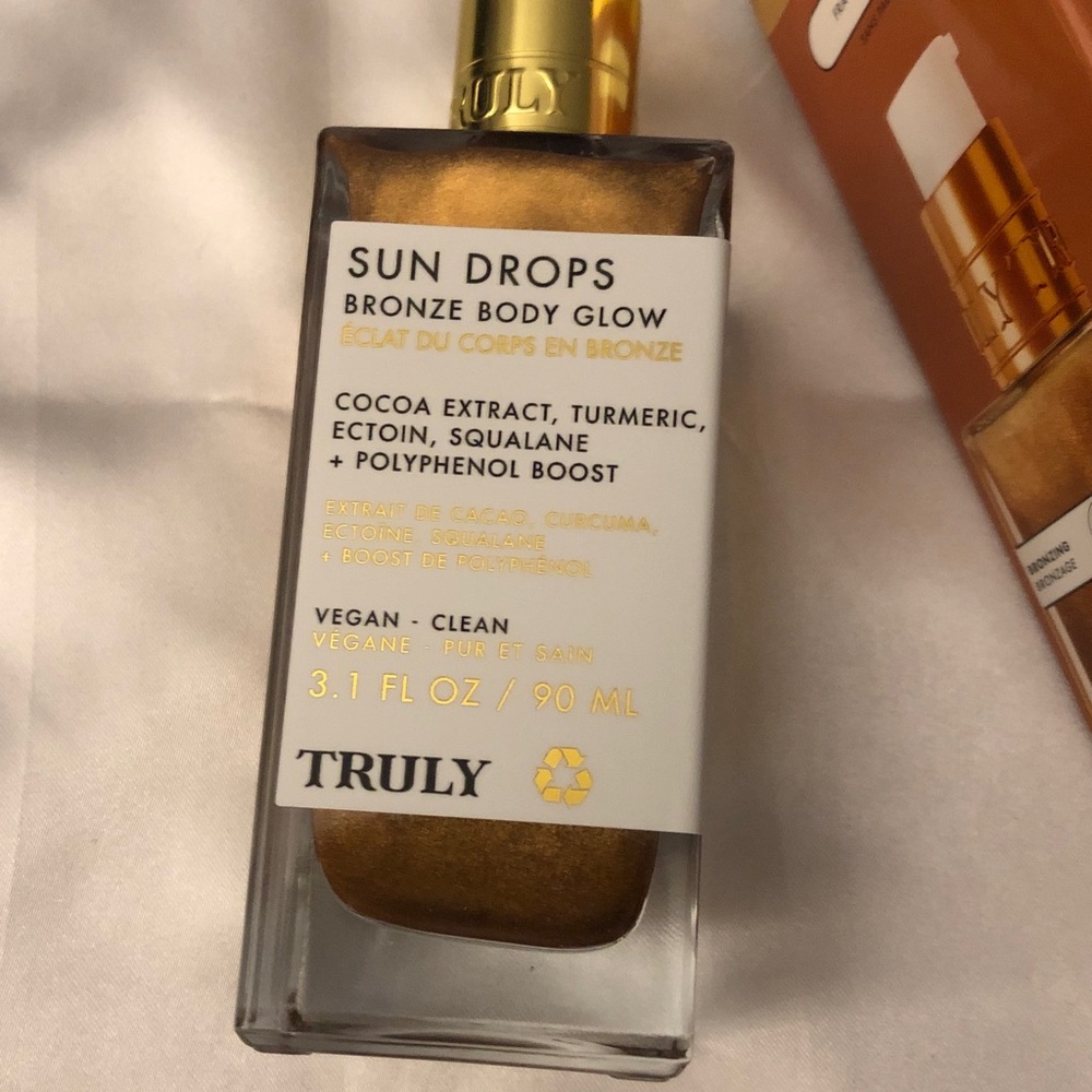 TRULY Sun Drops Bronze Body Glow Lightweight Bronzing Oil 90ml NIB No Fragrance - Picture 9 of 12